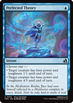{C} Perfected Theory (Foil) [Reality Fracture] [FRA 034]
