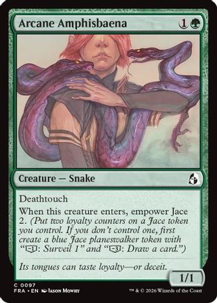{C} Arcane Amphisbaena (Foil) [Reality Fracture] [FRA 097]