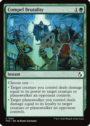 {C} Compel Brutality (Foil) [Reality Fracture] [FRA 101]