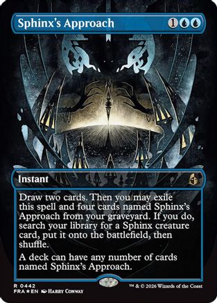 {R} Sphinx's Approach (Borderless) (Foil) [Reality Fracture] [FRA 442]