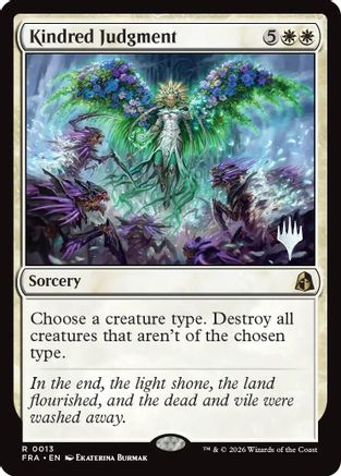 {@@FRA R} Kindred Judgment (Promo) (Foil) [Promo Pack Reality Fracture] [PPFRA 013]