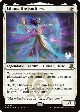 {@@FRA R} Liliana the Faultless (Promo) (Foil) [Promo Pack Reality Fracture] [PPFRA 200]