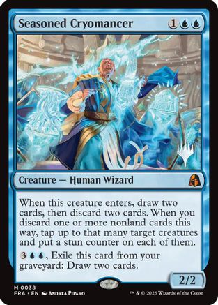 {@@FRA R} Seasoned Cryomancer (Promo) [Promo Pack Reality Fracture] [PPFRA 038]