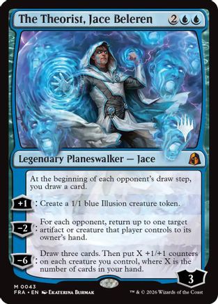 {@@FRA R} The Theorist, Jace Beleren (Promo) [Promo Pack Reality Fracture] [PPFRA 043]