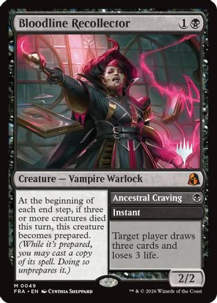{@@FRA R} Bloodline Recollector (Promo) [Promo Pack Reality Fracture] [PPFRA 049]
