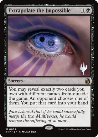 {@@FRA R} Extrapolate the Impossible (Promo) (Foil) [Promo Pack Reality Fracture] [PPFRA 055]