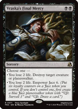 {@@FRA R} Vraska's Final Mercy (Promo) (Foil) [Promo Pack Reality Fracture] [PPFRA 071]
