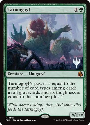 {@@FRA R} Tarmogoyf (Promo) [Promo Pack Reality Fracture] [PPFRA 116]