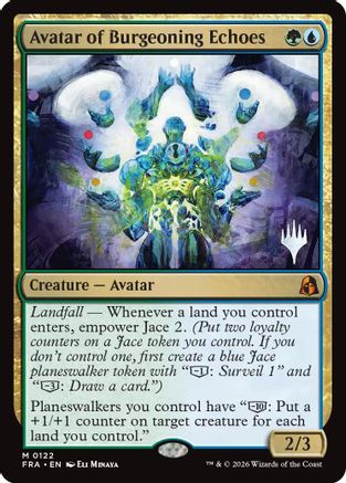 {@@FRA R} Avatar of Burgeoning Echoes (Promo) [Promo Pack Reality Fracture] [PPFRA 122]
