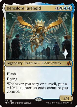 {@@FRA R} Denzilore Fatehold (Promo) (Foil) [Promo Pack Reality Fracture] [PPFRA 128]