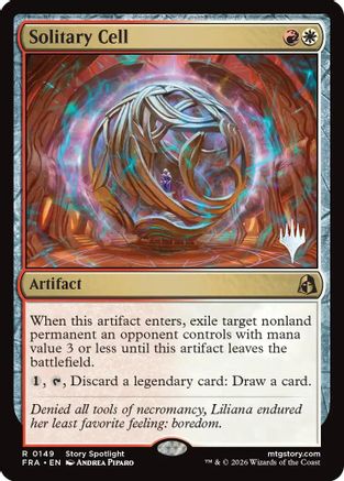 {@@FRA R} Solitary Cell (Promo) (Foil) [Promo Pack Reality Fracture] [PPFRA 149]