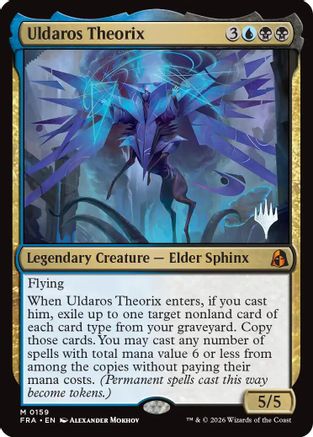 {@@FRA R} Uldaros Theorix (Promo) (Foil) [Promo Pack Reality Fracture] [PPFRA 159]