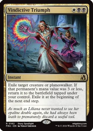 {@@FRA R} Vindictive Triumph (Promo) [Promo Pack Reality Fracture] [PPFRA 162]