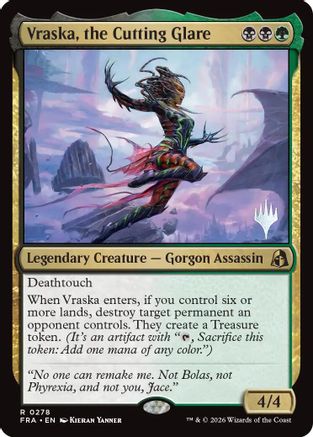 {@@FRA R} Vraska, the Cutting Glare (Promo) [Promo Pack Reality Fracture] [PPFRA 278]