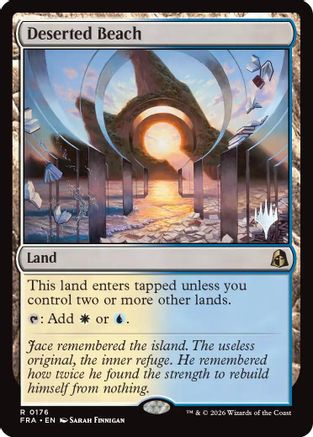{@@FRA R} Deserted Beach (Promo) (Foil) [Promo Pack Reality Fracture] [PPFRA 176]