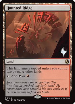 {@@FRA R} Haunted Ridge (Promo) [Promo Pack Reality Fracture] [PPFRA 180]