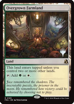 {@@FRA R} Overgrown Farmland (Promo) (Foil) [Promo Pack Reality Fracture] [PPFRA 185]