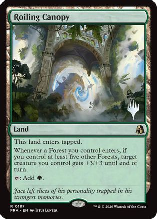 {@@FRA R} Roiling Canopy (Promo) (Foil) [Promo Pack Reality Fracture] [PPFRA 187]