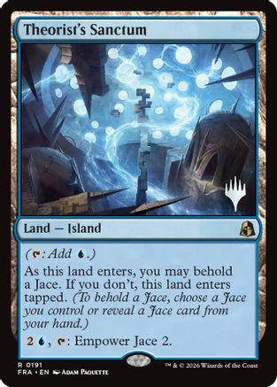 {@@FRA R} Theorist's Sanctum (Promo) (Foil) [Promo Pack Reality Fracture] [PPFRA 191]