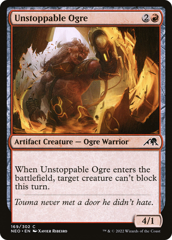{C} Unstoppable Ogre [Kamigawa: Neon Dynasty][NEO 169]