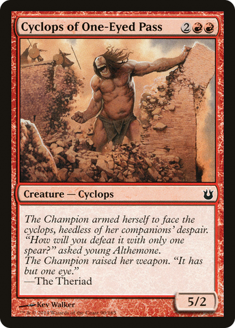 {C} Cyclops of One-Eyed Pass [Born of the Gods][BNG 090]
