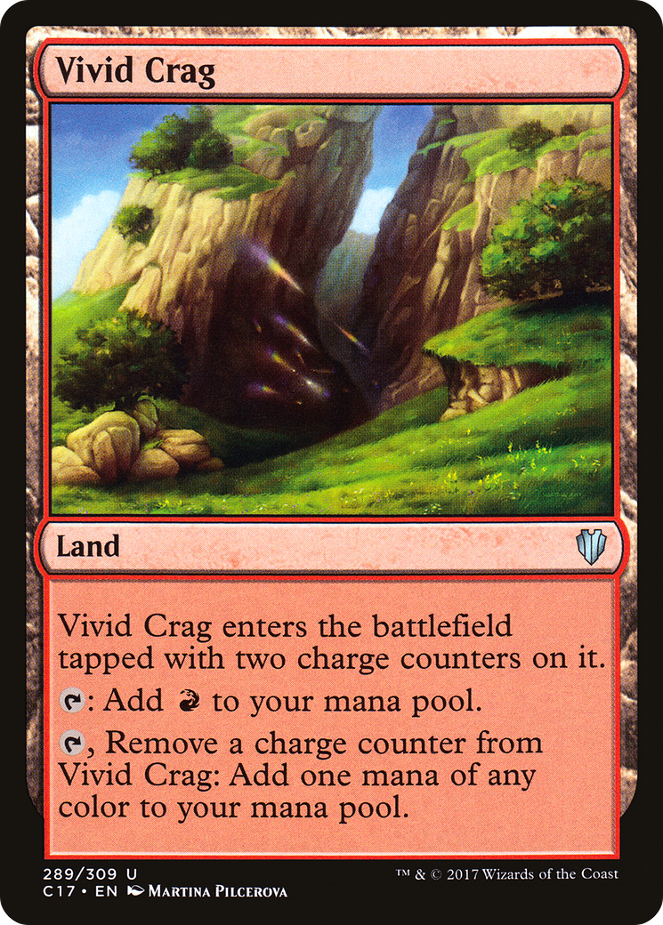 {C} Vivid Crag [Commander 2017][C17 289]