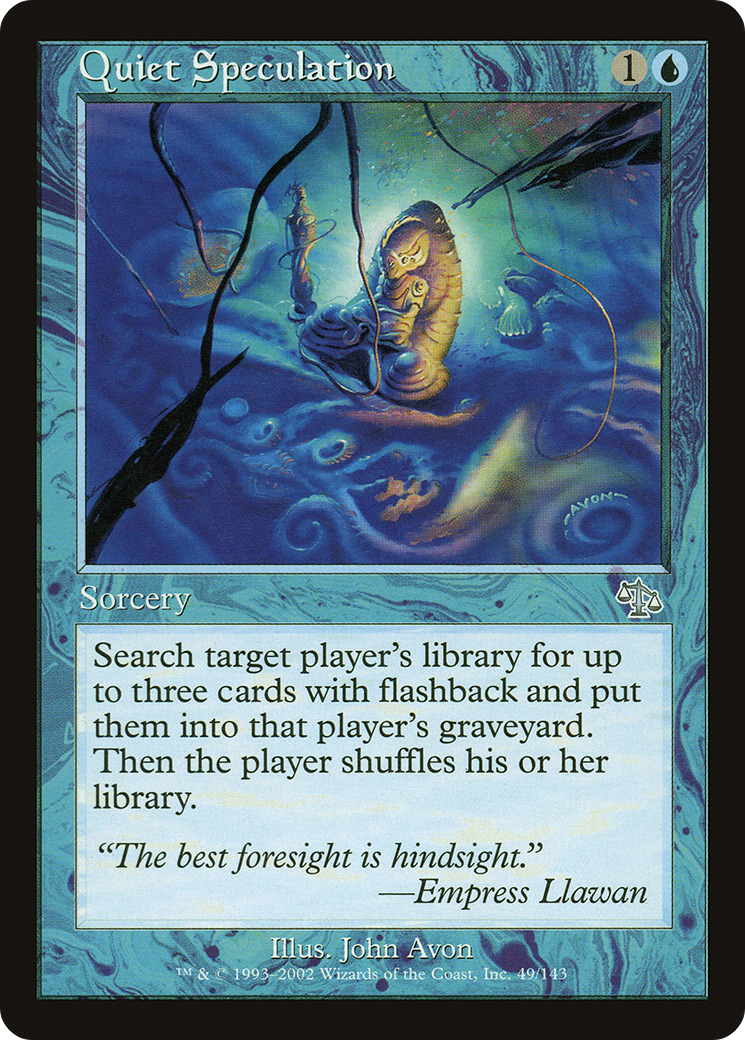 {C} Quiet Speculation [Judgment][JUD 049]