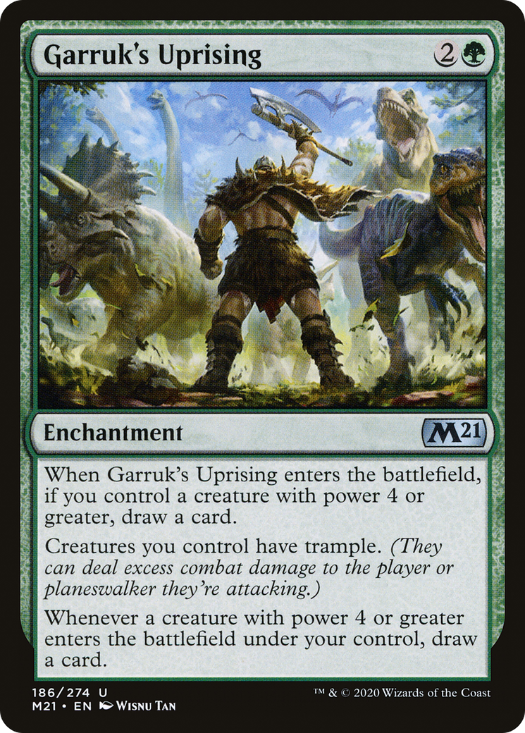 {C} Garruk's Uprising [Core Set 2021][M21 186]