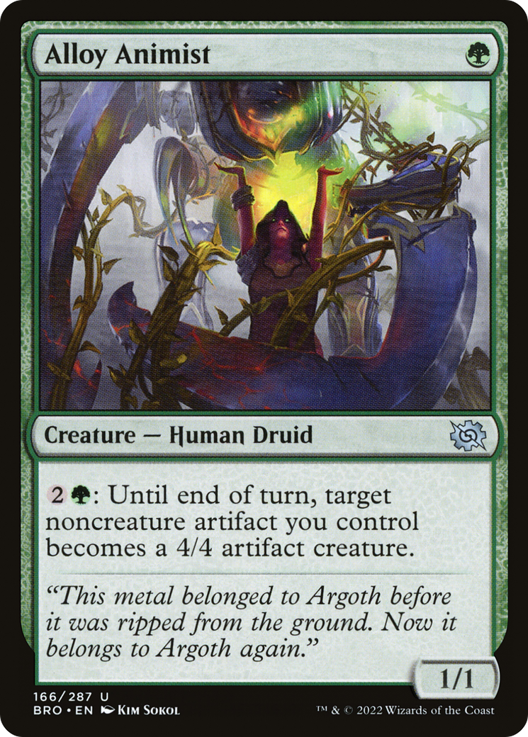 {C} Alloy Animist [The Brothers' War][BRO 166]