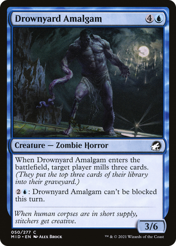 {C} Drownyard Amalgam [Innistrad: Midnight Hunt][MID 050]