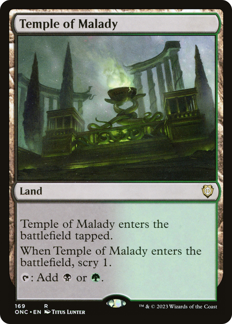 {R} Temple of Malady [Phyrexia: All Will Be One Commander][ONC 169]