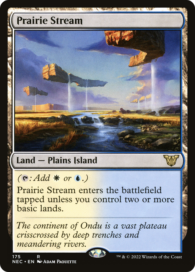 {R} Prairie Stream [Kamigawa: Neon Dynasty Commander][NEC 175]