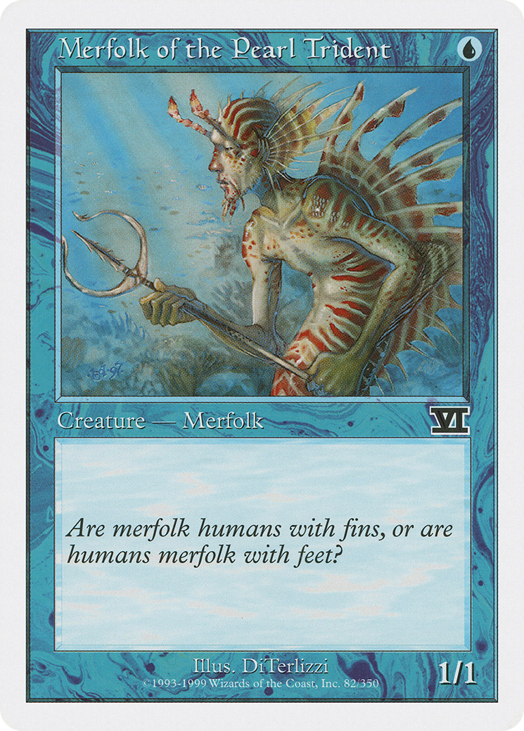 {C} Merfolk of the Pearl Trident [Classic Sixth Edition][6ED 082]