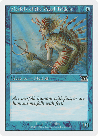 {C} Merfolk of the Pearl Trident [Classic Sixth Edition][6ED 082]