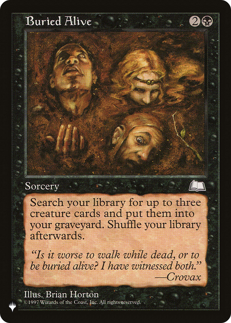 Buried Alive [LIST ]