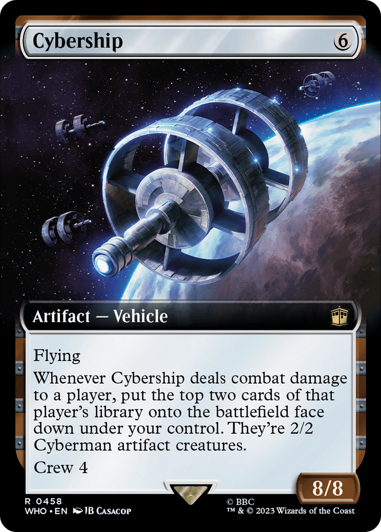 {R} Cybership (Extended Art) [Doctor Who][WHO 458]