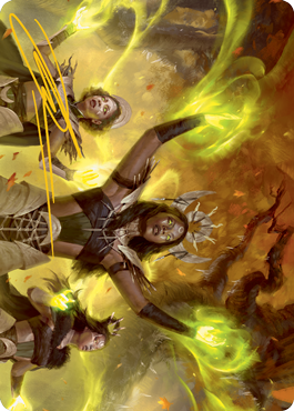 {A} Dawnhart Wardens Art Card (Gold-Stamped Signature) [Innistrad: Midnight Hunt Art Series][GS AMID 057]