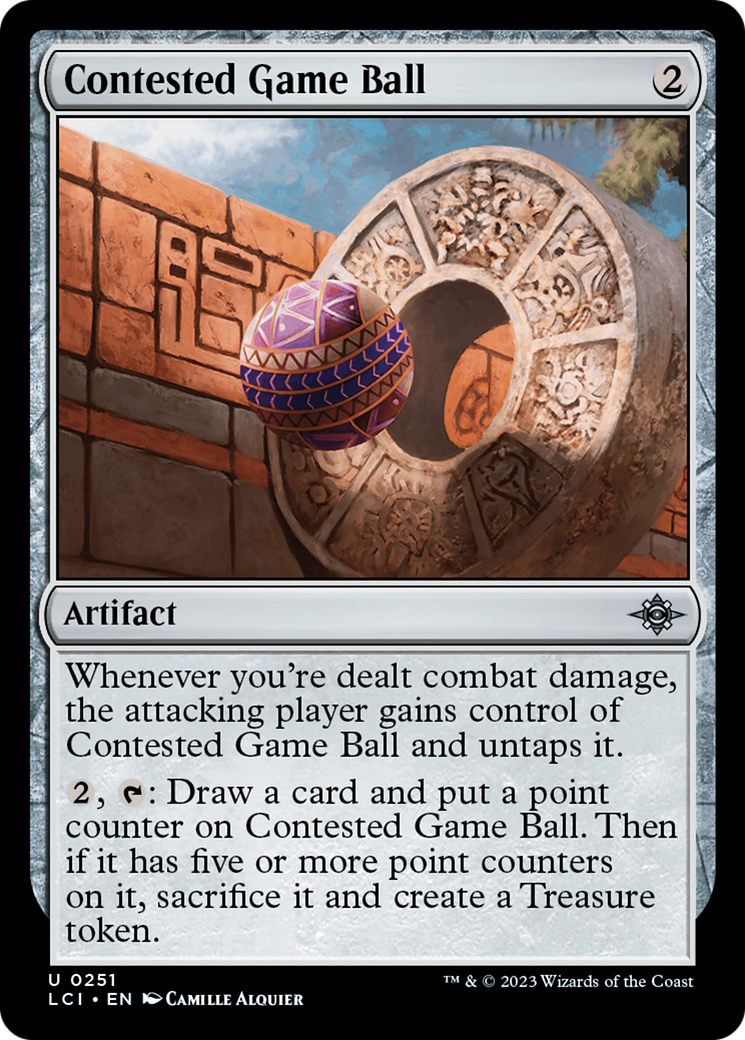 {@C} Contested Game Ball [The Lost Caverns of Ixalan][LCI 251]