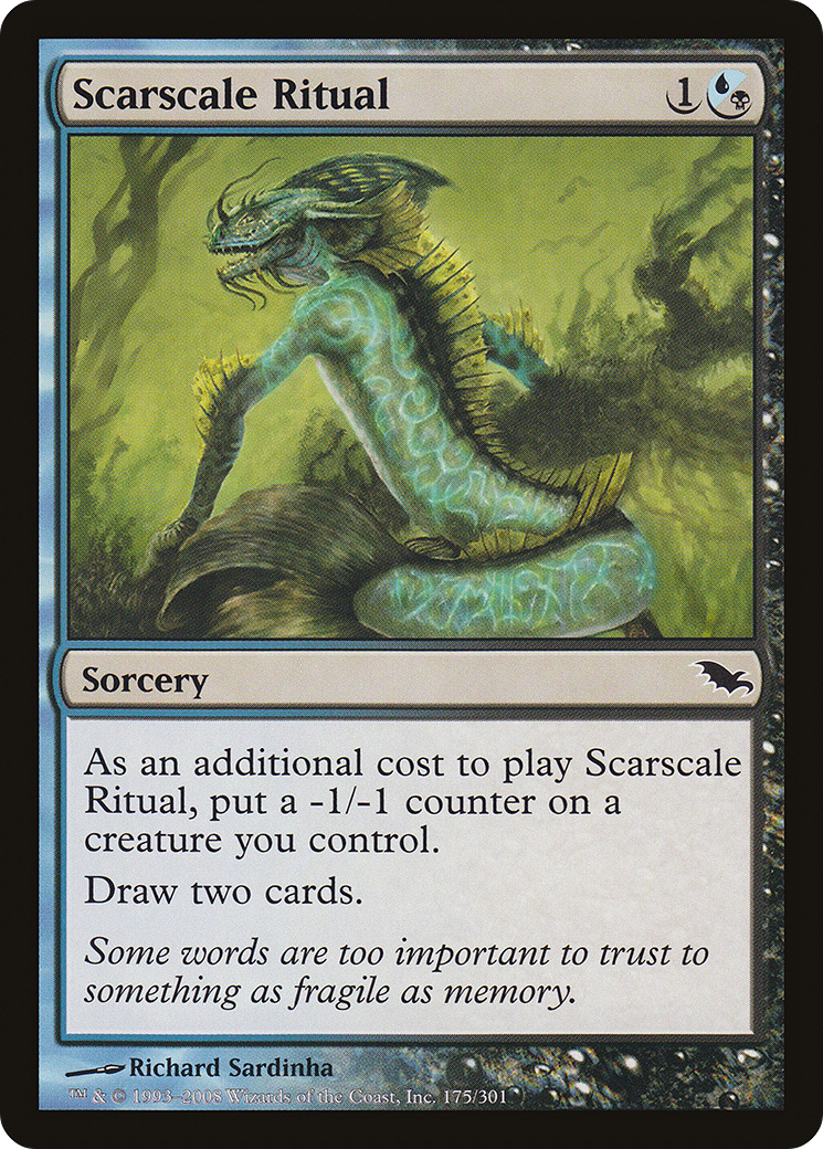 {C} Scarscale Ritual [Shadowmoor][SHM 175]