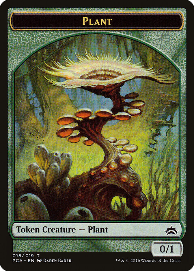 {T} Plant Token [Planechase Anthology Tokens][TPCA 018] - Misty Mountain Games