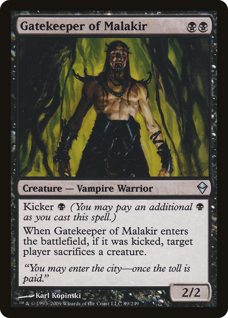 {C} Gatekeeper of Malakir [Zendikar][ZEN 089]
