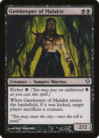 {C} Gatekeeper of Malakir [Zendikar][ZEN 089]