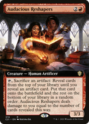 {R} Audacious Reshapers (Extended Art) [Commander 2021][C21 374]