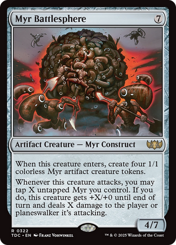 {R} Myr Battlesphere [Tarkir: Dragonstorm Commander][TDC 322]