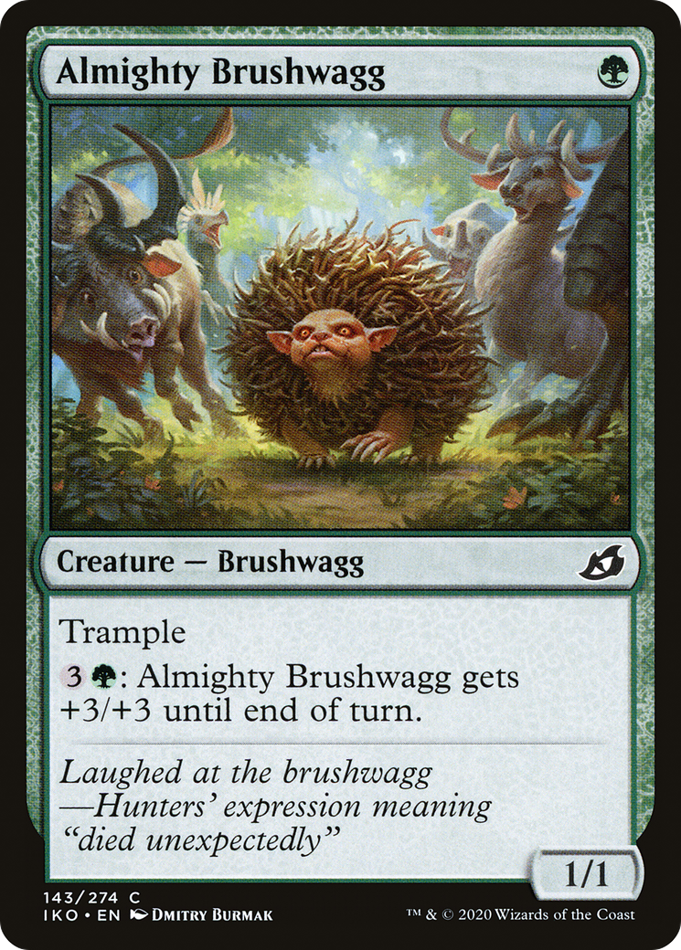 {C} Almighty Brushwagg [Ikoria: Lair of Behemoths][IKO 143]