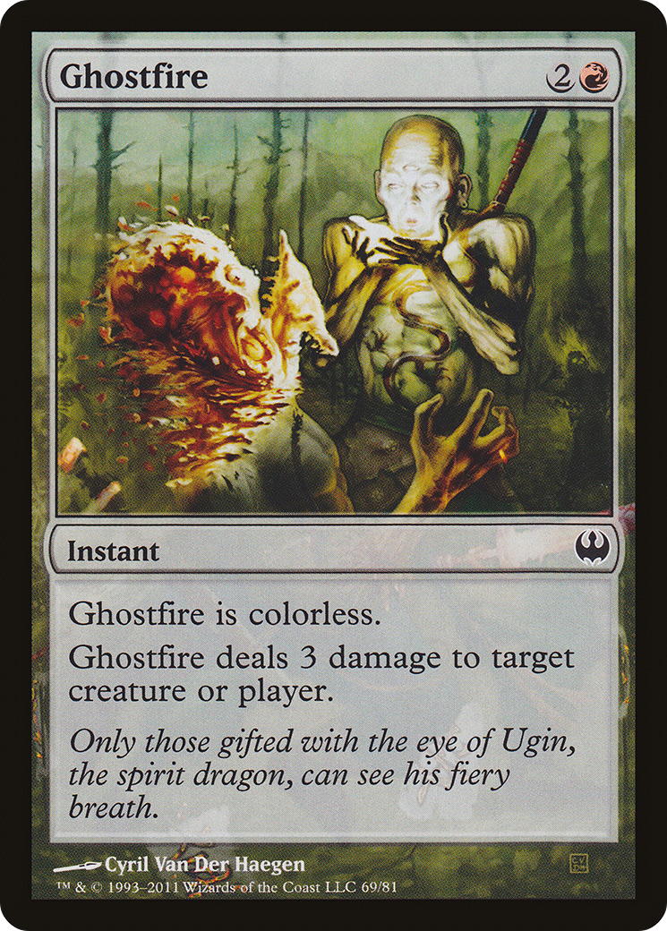 {C} Ghostfire [Duel Decks: Knights vs. Dragons][DDG 069]