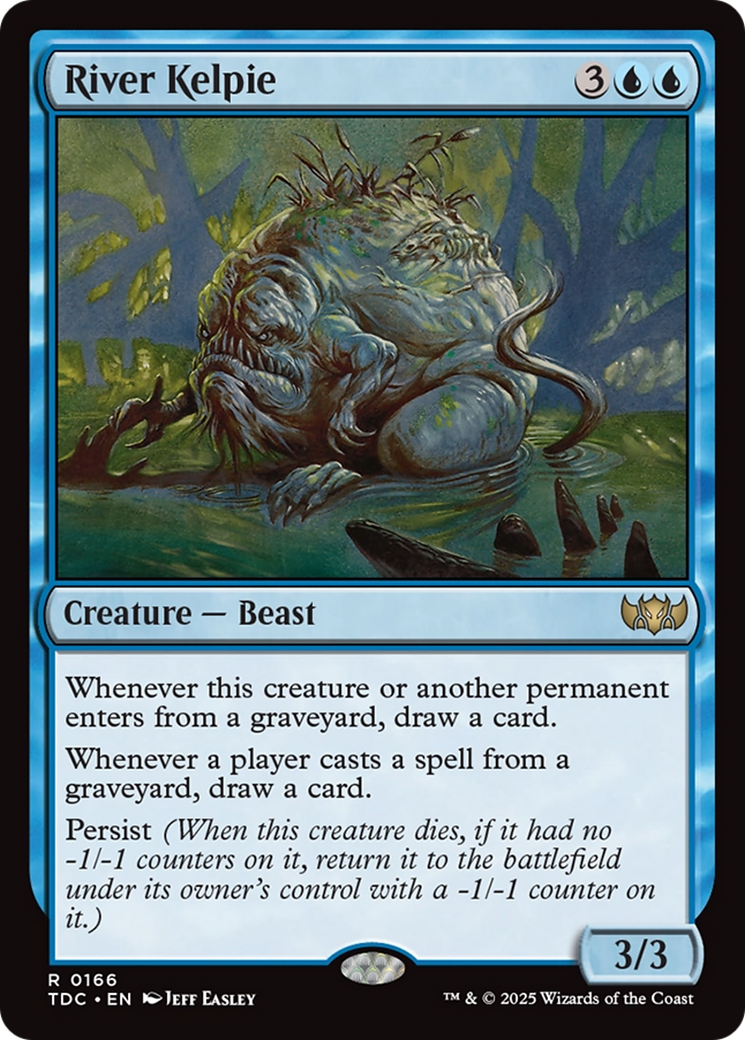 {R} River Kelpie [Tarkir: Dragonstorm Commander][TDC 166]