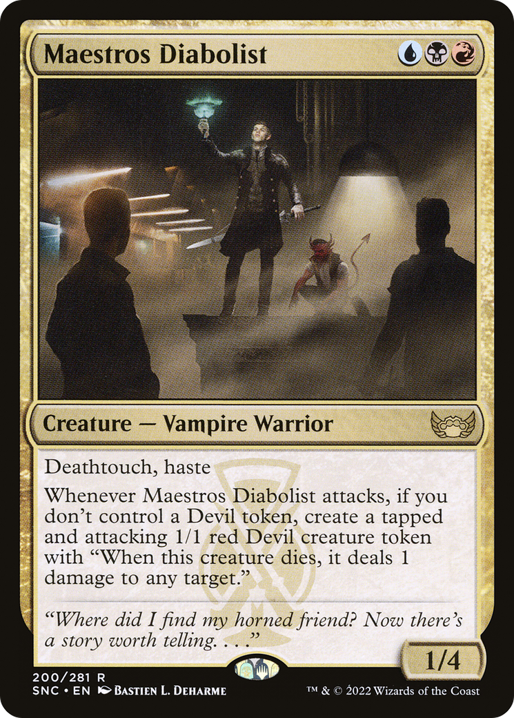 {R} Maestros Diabolist [Streets of New Capenna][SNC 200]