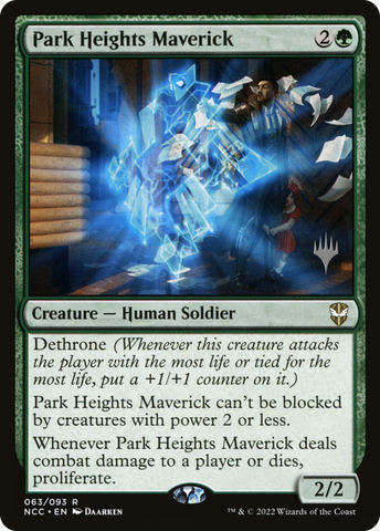 {R} Park Heights Maverick (Promo Pack) [Streets of New Capenna Commander Promos][PP NCC 063]