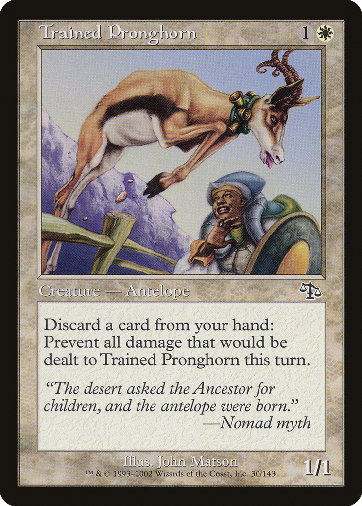 {C} Trained Pronghorn [Judgment][JUD 030]